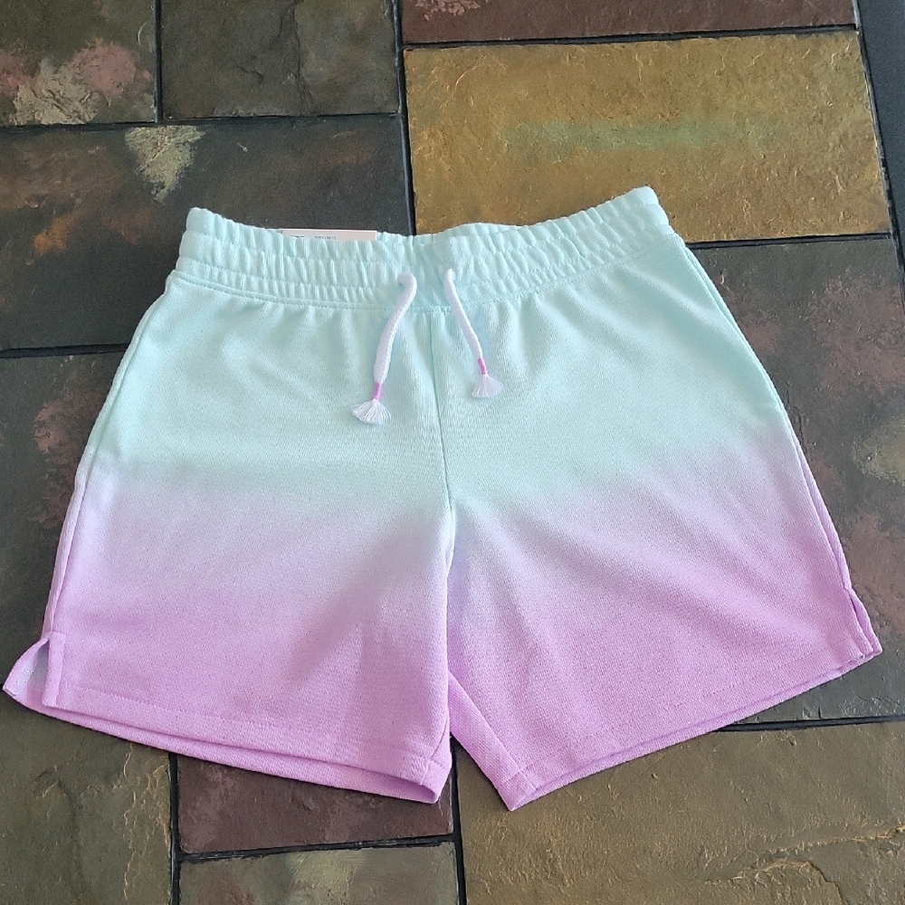 SO Girls Bermuda Shorts, French Terry Shorts, L(10/12), Purple Deep Dye, NWT